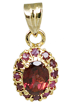 SKU 10927 - a Garnet pendants Jewelry Design image