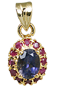 SKU 10931 - a Iolite pendants Jewelry Design image