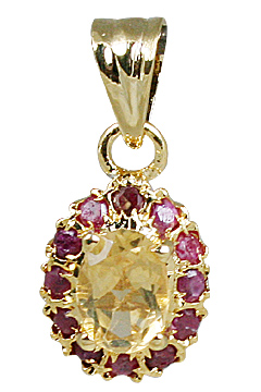 SKU 10937 - a Citrine pendants Jewelry Design image