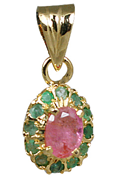 SKU 10945 - a Rose quartz pendants Jewelry Design image