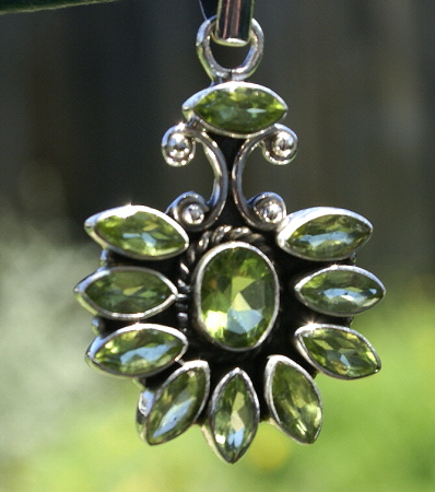 SKU 11034 - a Peridot pendants Jewelry Design image
