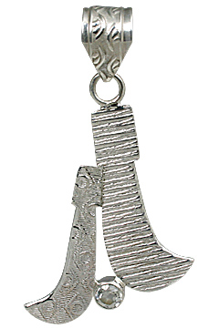 SKU 11110 - a White topaz pendants Jewelry Design image