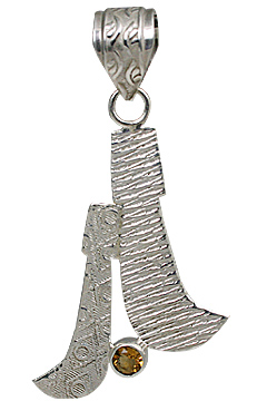 SKU 11115 - a Citrine pendants Jewelry Design image