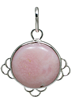 SKU 11156 - a Pink Opal pendants Jewelry Design image