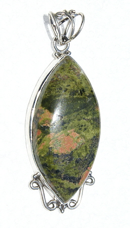 SKU 11197 - a Unakite pendants Jewelry Design image
