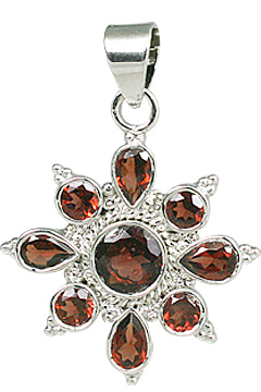SKU 11283 - a Garnet pendants Jewelry Design image