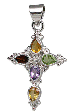 SKU 11287 - a Multi-stone pendants Jewelry Design image