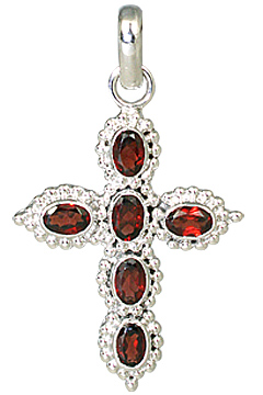 SKU 11293 - a Garnet pendants Jewelry Design image