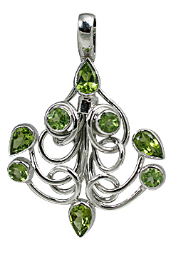 SKU 11302 - a Peridot pendants Jewelry Design image
