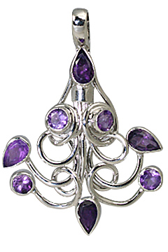 SKU 11303 - a Amethyst pendants Jewelry Design image