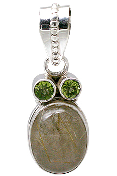 SKU 11388 - a Rutilated Quartz pendants Jewelry Design image