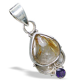 SKU 11389 - a Rutilated Quartz pendants Jewelry Design image