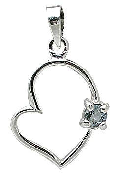 SKU 11407 - a Aquamarine pendants Jewelry Design image