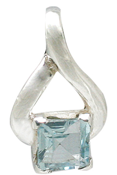 SKU 11408 - a Blue Topaz pendants Jewelry Design image