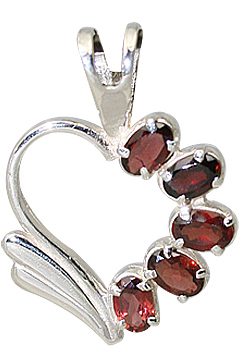 SKU 11417 - a Garnet pendants Jewelry Design image