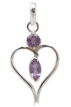 SKU 11421 - a Amethyst pendants Jewelry Design image