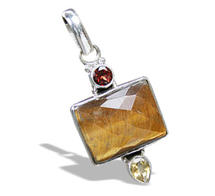 SKU 11451 - a Tiger eye pendants Jewelry Design image