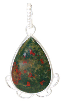 SKU 11459 - a Bloodstone pendants Jewelry Design image