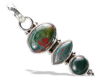 SKU 11469 - a Bloodstone pendants Jewelry Design image