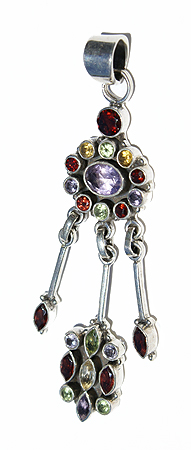 SKU 11511 - a Multi-stone pendants Jewelry Design image