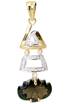 SKU 11541 - a Smoky Quartz pendants Jewelry Design image