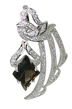 SKU 11554 - a Smoky Quartz pendants Jewelry Design image