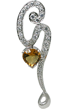 SKU 11557 - a Citrine pendants Jewelry Design image