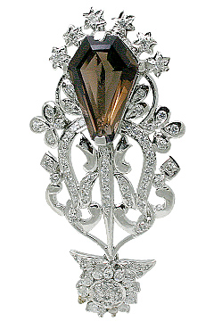 SKU 11558 - a Smoky Quartz pendants Jewelry Design image