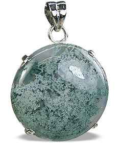 SKU 11611 - a Moss agate pendants Jewelry Design image