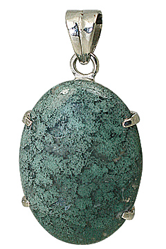 SKU 11612 - a Moss agate pendants Jewelry Design image