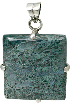 SKU 11613 - a Moss agate pendants Jewelry Design image