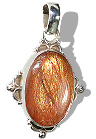 SKU 11945 - a Sunstone pendants Jewelry Design image
