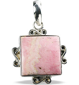 SKU 11973 - a Rhodocrosite pendants Jewelry Design image