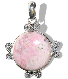 SKU 11977 - a Rhodocrosite pendants Jewelry Design image
