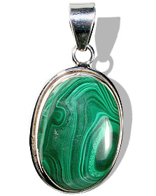 SKU 11992 - a Malachite pendants Jewelry Design image