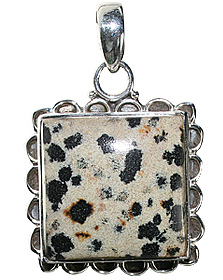 SKU 12004 - a Dalmatian Jasper pendants Jewelry Design image
