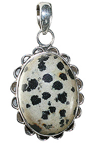 SKU 12006 - a Dalmatian Jasper pendants Jewelry Design image