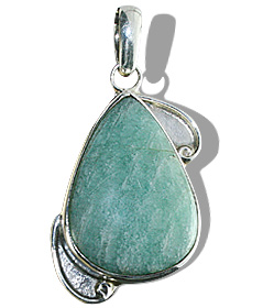 SKU 12045 - a Amazonite pendants Jewelry Design image
