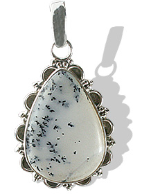 SKU 12073 - a Dendrite opal pendants Jewelry Design image