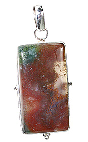 SKU 12165 - a Bloodstone pendants Jewelry Design image
