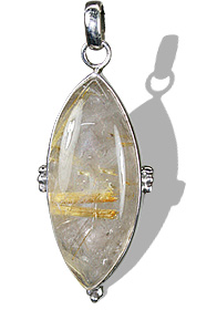 SKU 12167 - a Rutilated Quartz pendants Jewelry Design image