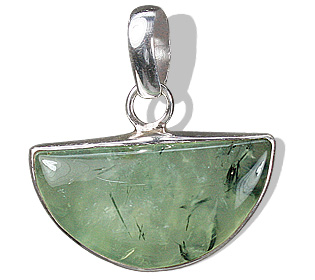 SKU 12168 - a Prehnite pendants Jewelry Design image