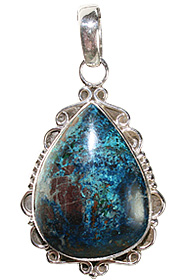 SKU 12170 - a Chrysocolla pendants Jewelry Design image