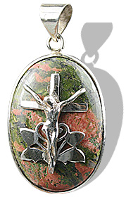 SKU 12247 - a Unakite pendants Jewelry Design image