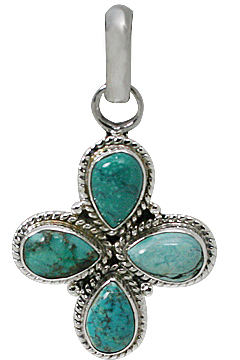 SKU 12299 - a Turquoise pendants Jewelry Design image