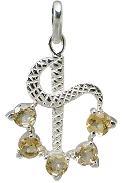 SKU 12307 - a Citrine pendants Jewelry Design image