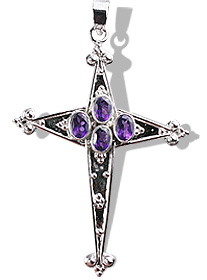 SKU 12320 - a Amethyst pendants Jewelry Design image