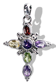 SKU 12324 - a Multi-stone pendants Jewelry Design image