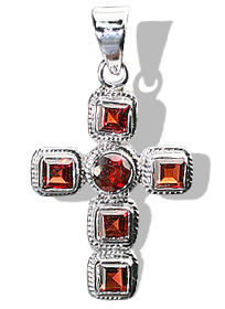 SKU 12330 - a Garnet pendants Jewelry Design image
