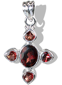 SKU 12333 - a Garnet pendants Jewelry Design image